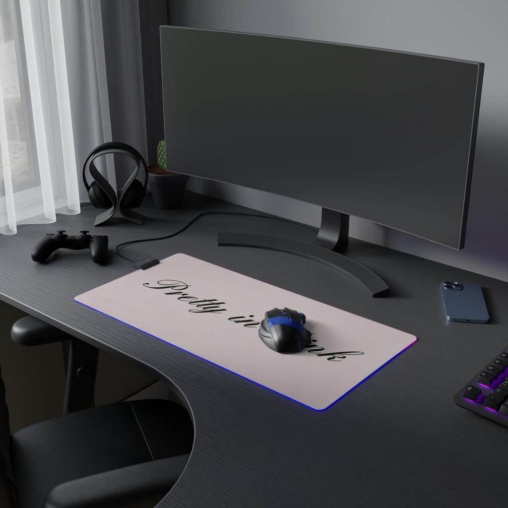Pretty in pink LED Gaming Mouse Pad