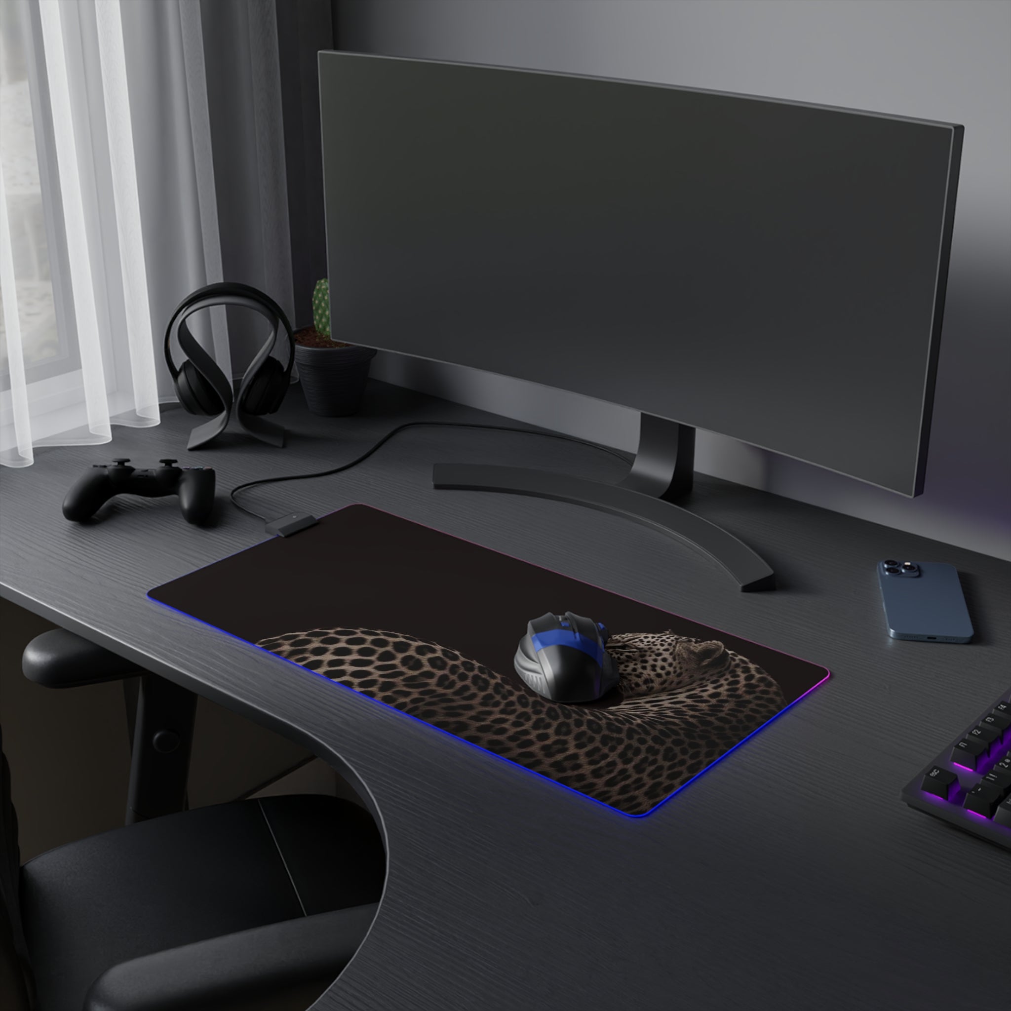 Leopard LED Gaming BLACK