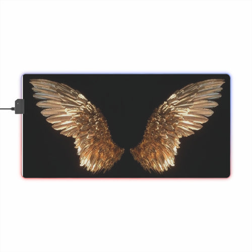 Golden Angel Wings LED