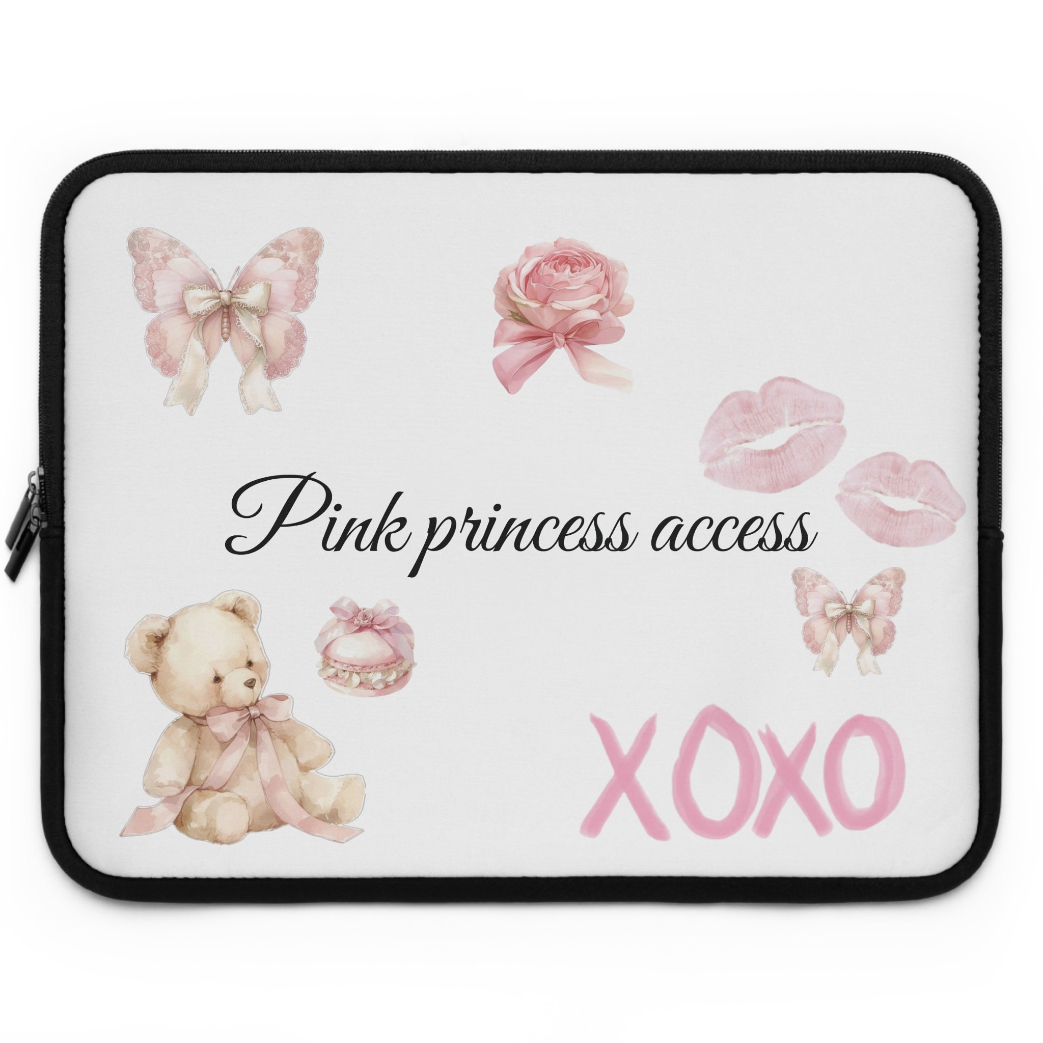 Pink Princess Access Laptop Sleeve