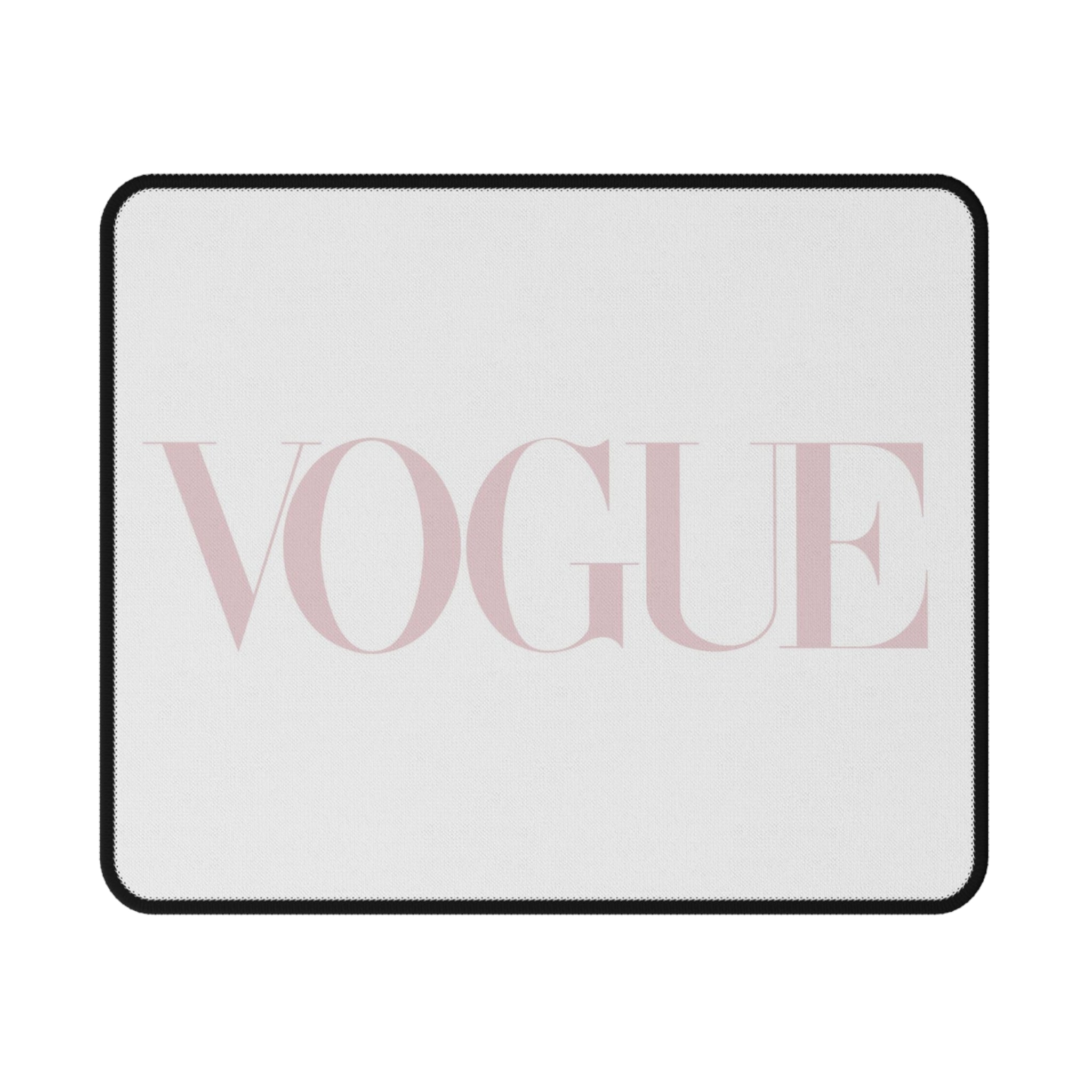 VOGUE Pink Logo Non-Slip Gaming Mouse Pad