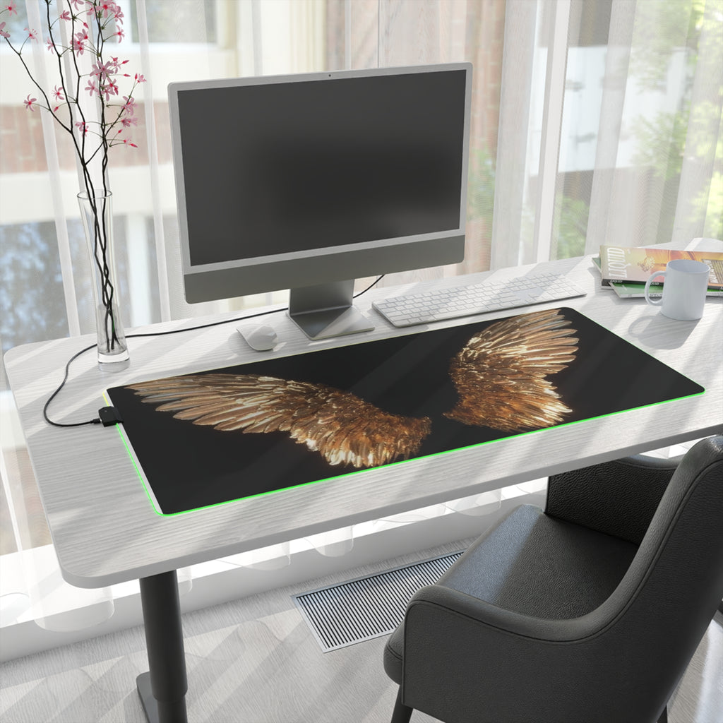 Golden Angel Wings LED