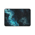Blue Smoke Abstract Desk Mat
