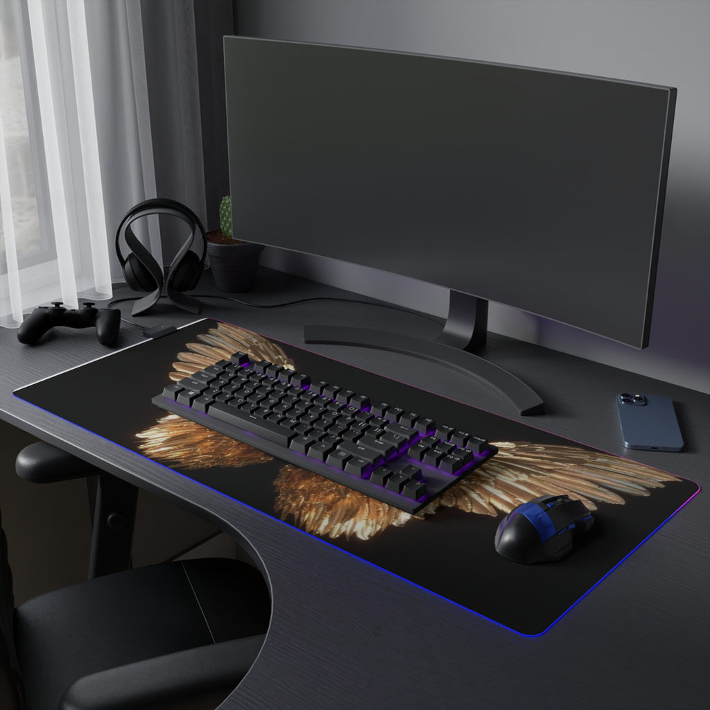 Golden Angel Wings LED