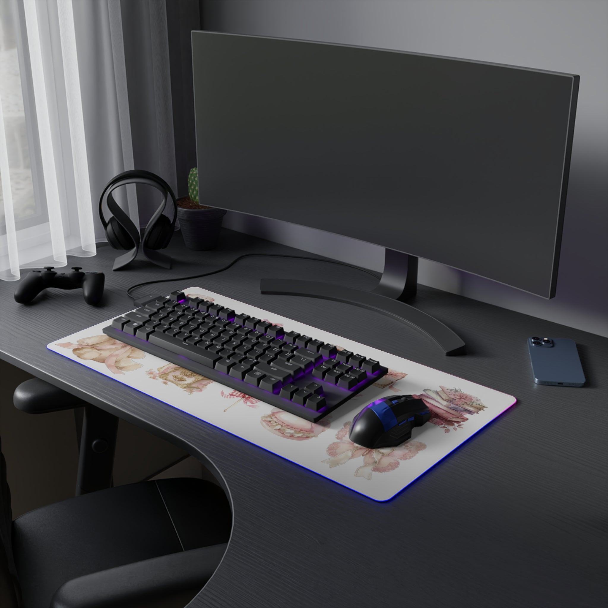 I'm just a girl LED Gaming Mouse Pad