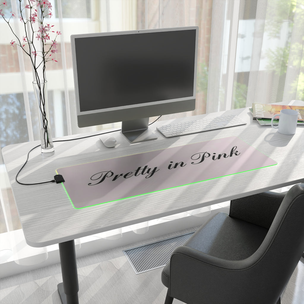 Pretty in pink LED Gaming Mouse Pad