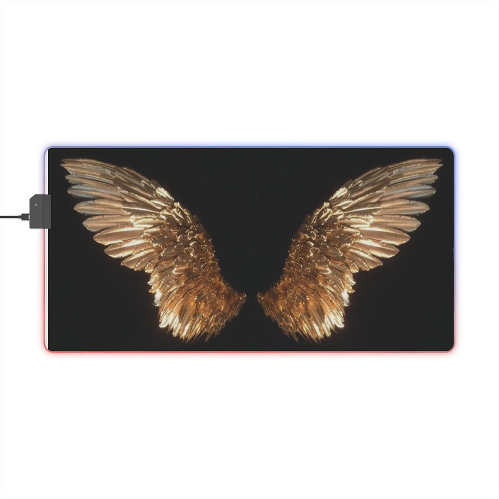 Golden Angel Wings LED