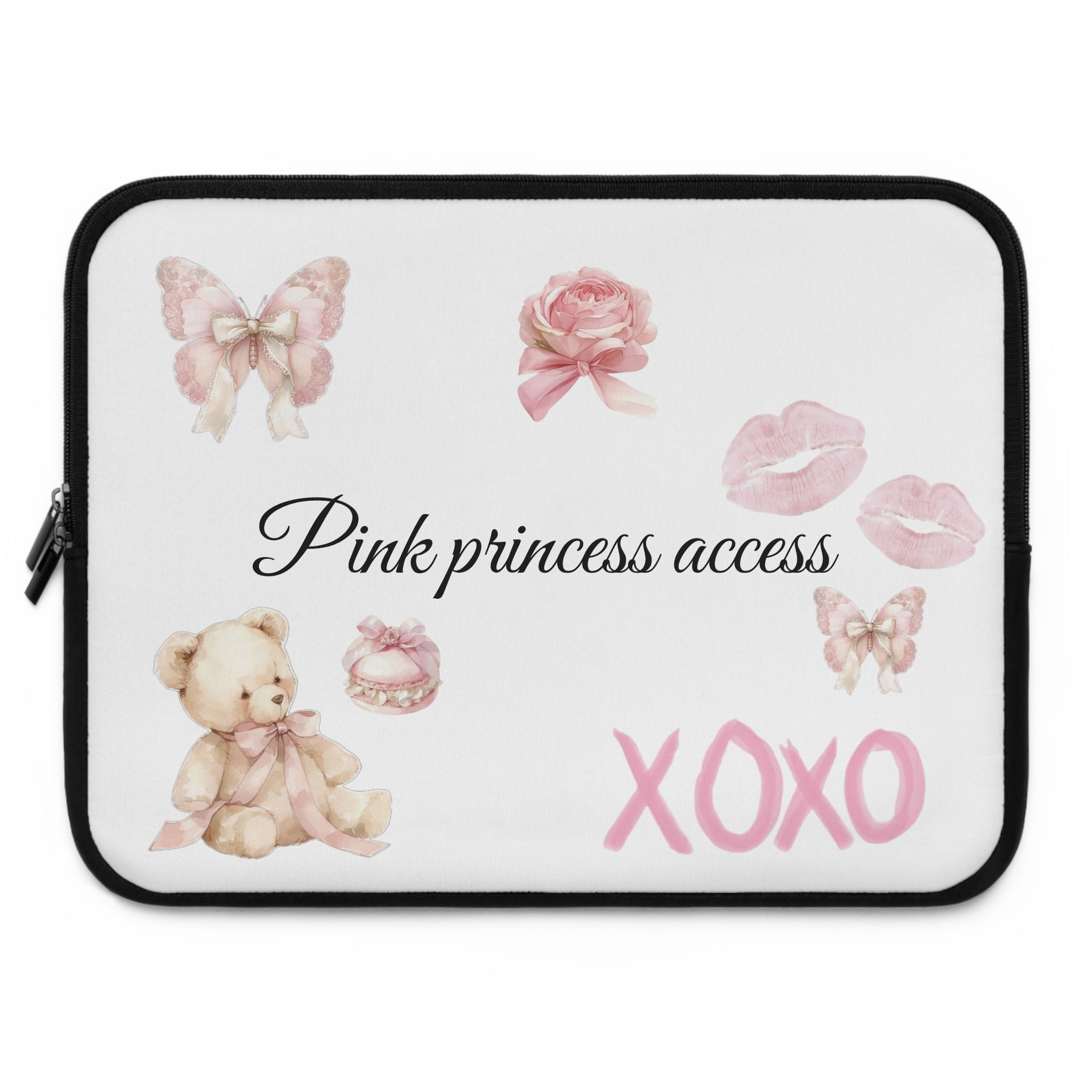 Pink Princess Access Laptop Sleeve