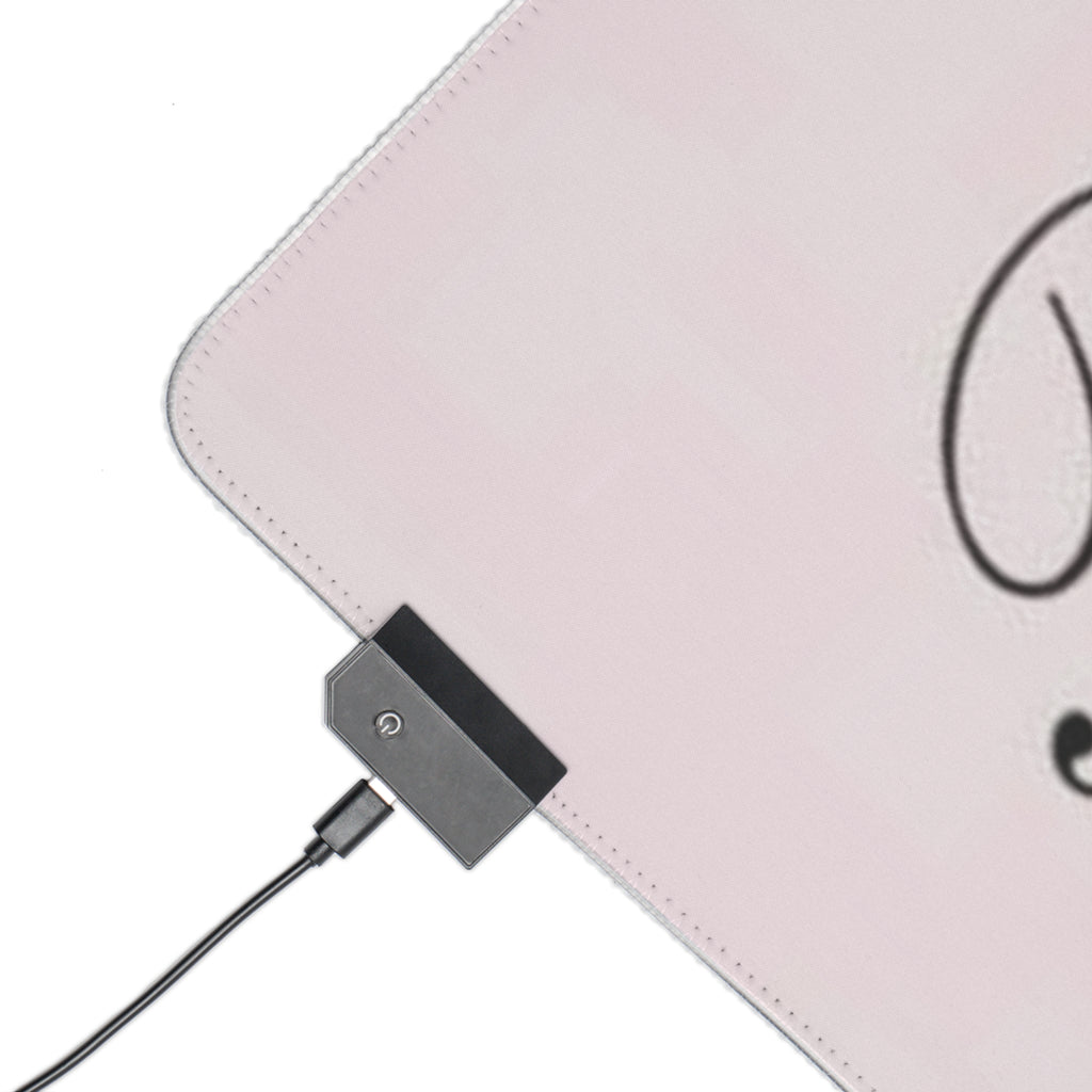 Pretty in pink LED Gaming Mouse Pad